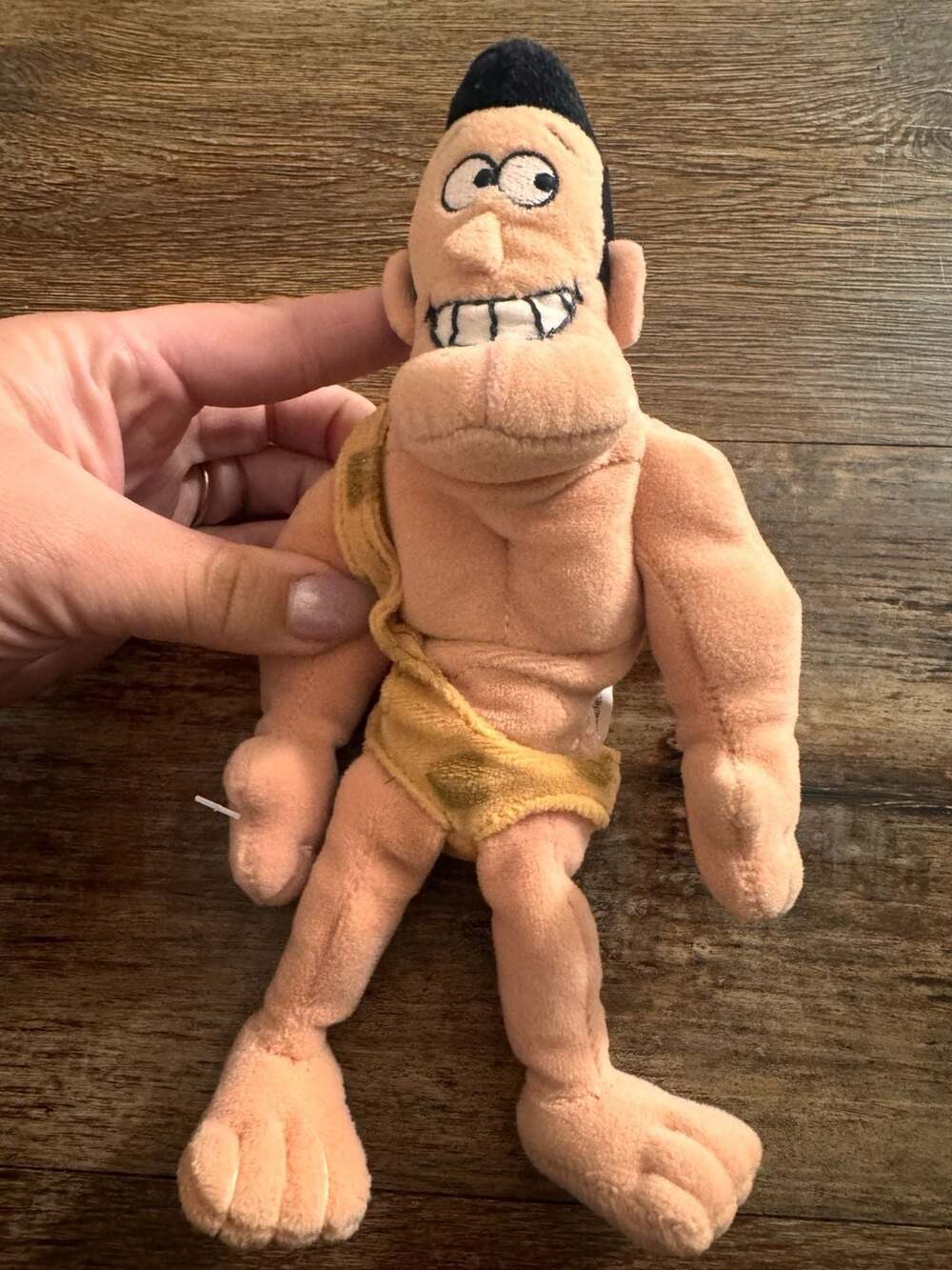 1997 Disney George Of The Jungle George 9 Inch Plush Bean Bag Doll
